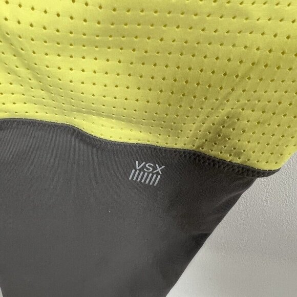 VSX Sport Knockout Tight Full Length Neon Mesh Panel Leggings Size L Athletic - Picture 8 of 9